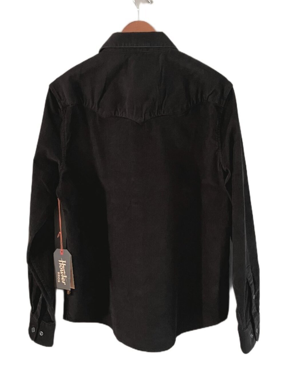 Howler Bros Brothers Banning Corduroy Snapshirt Mens M NWT MSRP129 Antique Black - Picture 9 of 12